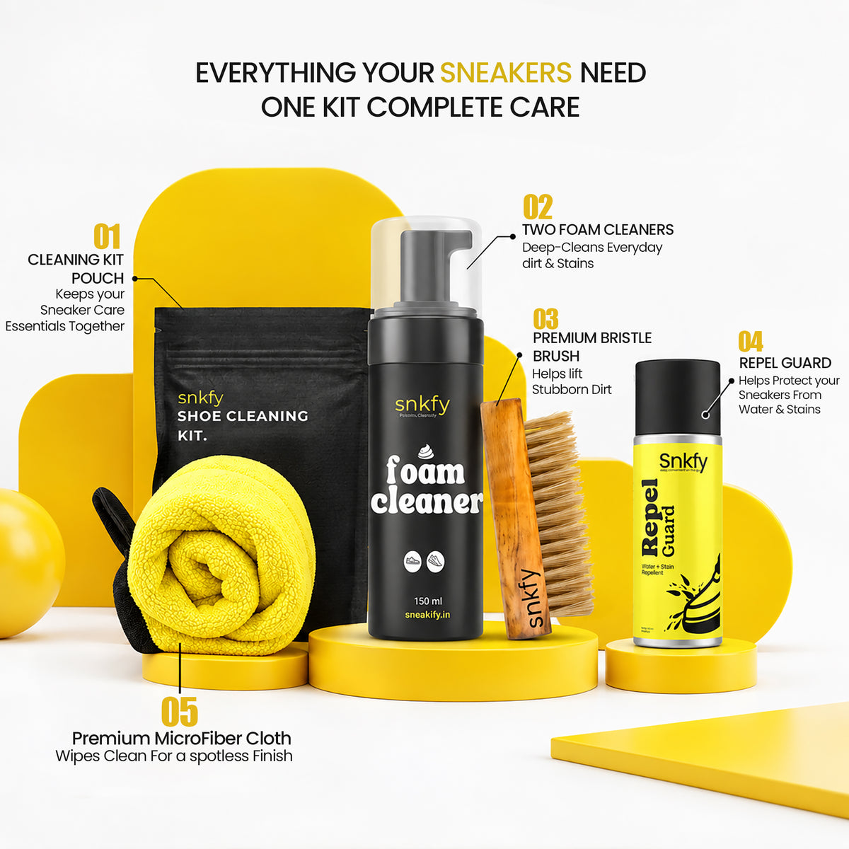Sneaker Cleaning Kit  & Repel Guard Combo